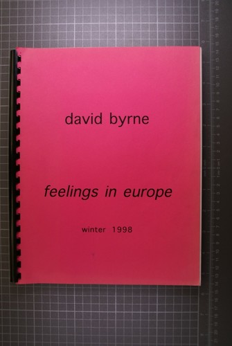 David byrne itinerario - david,