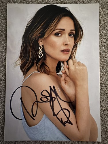 Signed photo rose - signed,